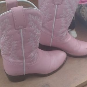 Pink Durango boots size 13 girls